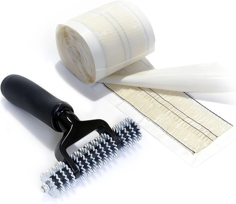 Vironix Carpet Patch Repair Kit with 5-Inch Star Wheel Seam Roller and 16ft Double-Sided Carpet Joining Tape, DIY Carpets Repair Kit for Homes and Offices - Image 1